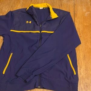 Under Armor Blue & Yellow Jacket EUC No Flaws